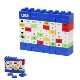 Custom Imprinted Puzzle Blocks Calendar