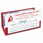 Vip Deskretary Paper Holder Desk Calendar White/Red Patriotic Branded