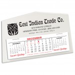 D Sturdi-Stand Desk Calendar, White Logo Printed
