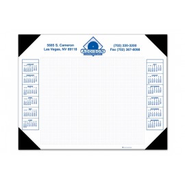 Logo Printed 25-Sheet Custom Doodle Pad w/4-Corners