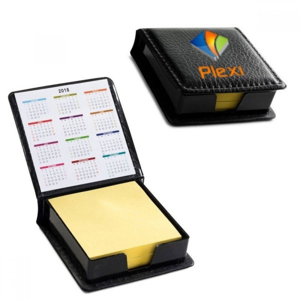 Custom Imprinted Vinyl Case w/Yellow Sticky Notes Custom Imprinted Vinyl Case w/Yellow Sticky Notes
