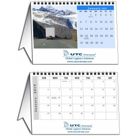 Custom Imprinted Custom Tent Desk Calendar (8.5"x6")