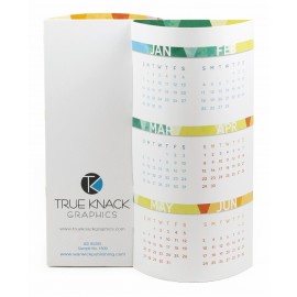 Color Block Wave Calendar Custom Imprinted