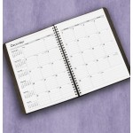Wire Bound Academic/Fiscal Monthly Planner Logo Printed