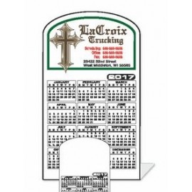 Custom Imprinted Oval Calendar Stand  Custom Imprinted Oval Calendar Stand