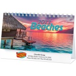 Custom Imprinted Beaches Full Color Desk Calendar