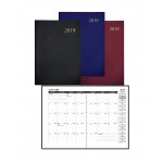 Monthly Desk Planner with Leatherette Cover Branded
