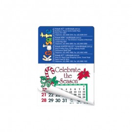 Logo Printed Rectangle Calendar Pad Sticker W/Tear Away Calendar