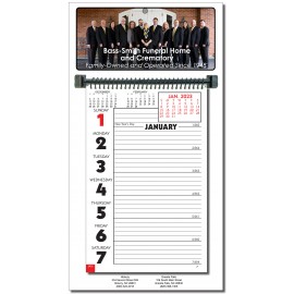 Full Color Almanac Week View Wall Calendar Branded