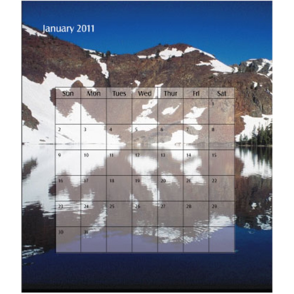 2023 Desk Jewel Case Calendar - Scenic America Branded