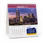 12 Photo Custom Desk Calendar (4 3/4"x5 1/4") Branded