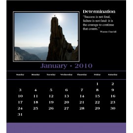 2023 Desk Jewel Case Calendar - Attributes Logo Printed  2023 Desk Jewel Case Calendar - Attributes Logo Printed