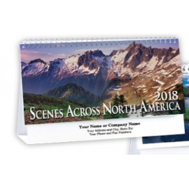 Scenes Across America Desk Calendar Branded