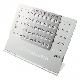 Logo Printed Metal Perpetual Calendar