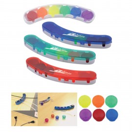 Desk Cable Organizer Custom Printed  Desk Cable Organizer Custom Printed