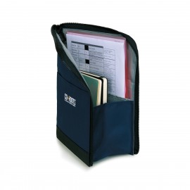 Mobile Office Desktop Document Sleeve - Navy Custom Imprinted