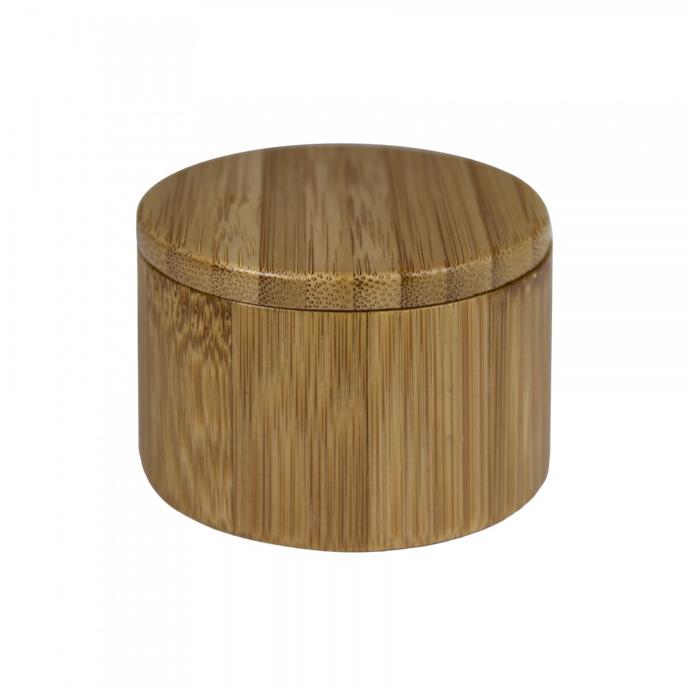 Logo Printed 1.75" x 2.5" - Bamboo Spice Container - Laser Engraved Wood Logo Printed 1.75" x 2.5" - Bamboo Spice Container - Laser Engraved Wood