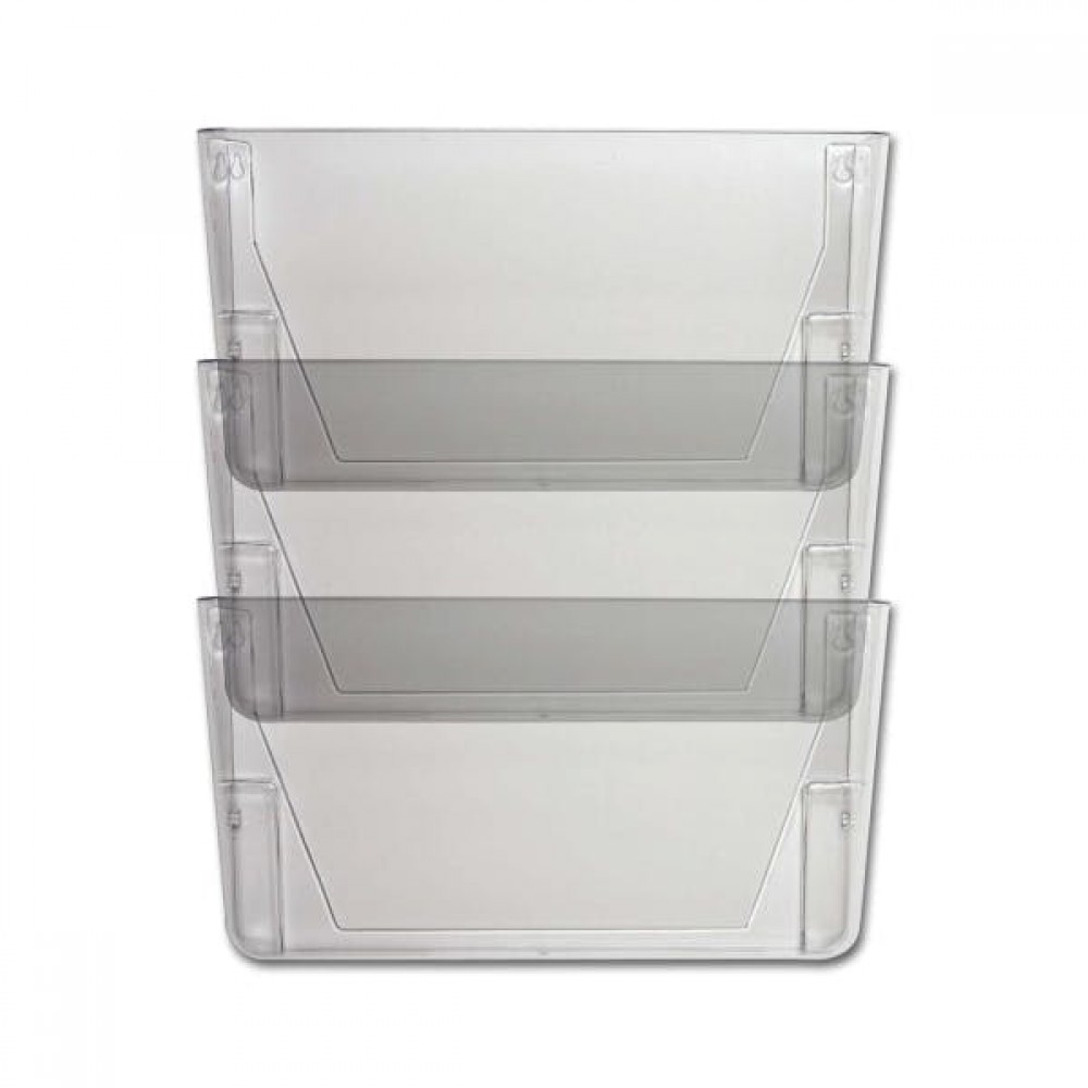 Branded Sparco Products Vertical File System, 13-1/8x4-1/4x14-3/4, 3/PK, Clea Branded Sparco Products Vertical File System, 13-1/8x4-1/4x14-3/4, 3/PK, Clea