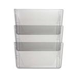 Branded Sparco Products Vertical File System, 13-1/8x4-1/4x14-3/4, 3/PK, Clea