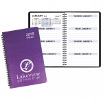 Custom Imprinted Large Print Weekly Desk Planner w/ Illusion Cover
