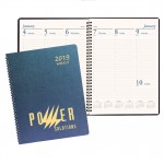 Logo Printed Professional Weekly Desk Appointment Planner w/ Illusion Cover