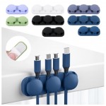 Silicone Cable Holder Wire Organizer Logo Printed