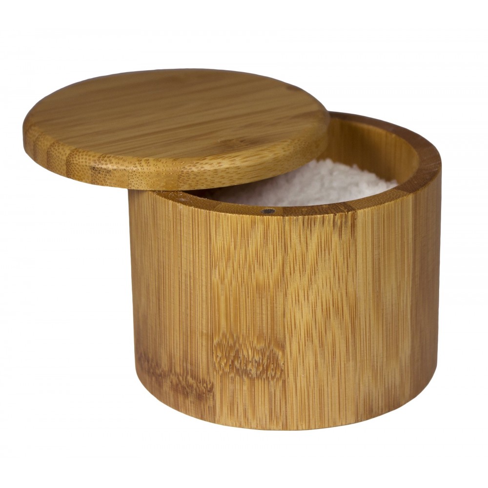 2.75" x 3.5" - Bamboo Spice Container Wood Custom Printed
