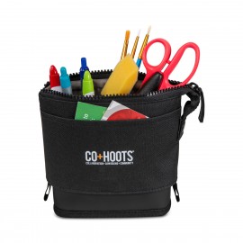 Custom Imprinted Mobile Office Pencil Case - Black  Custom Imprinted Mobile Office Pencil Case - Black