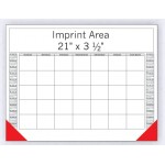 Branded 13 Sheet Desk Planner w/ Standard & Metric Ruler