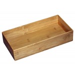 6" x 12" - Bamboo Drawer Organizer - Laser Engraved Wood Custom Imprinted