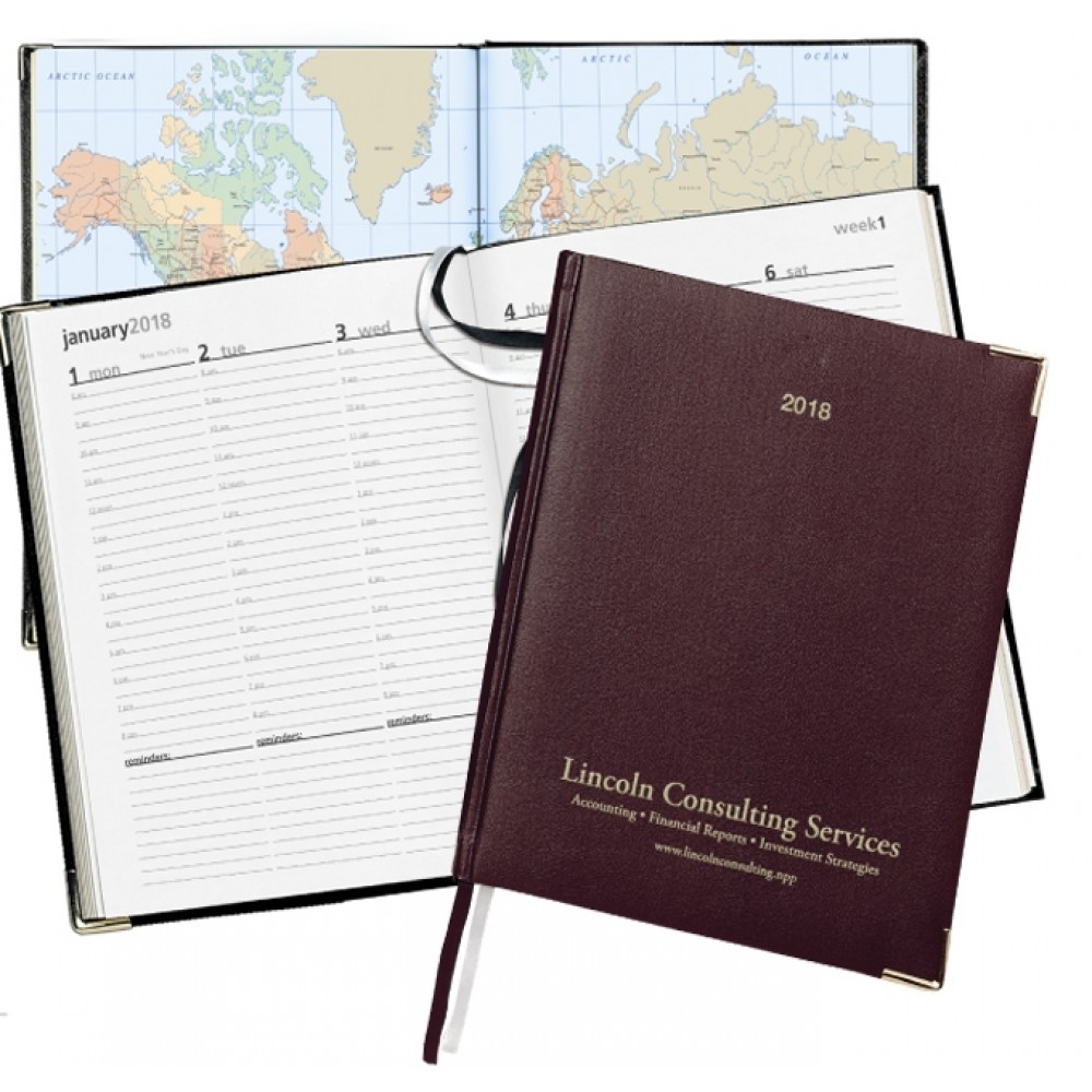 Logo Printed Triumph Symphony International Weekly Desk Planner Logo Printed Triumph Symphony International Weekly Desk Planner