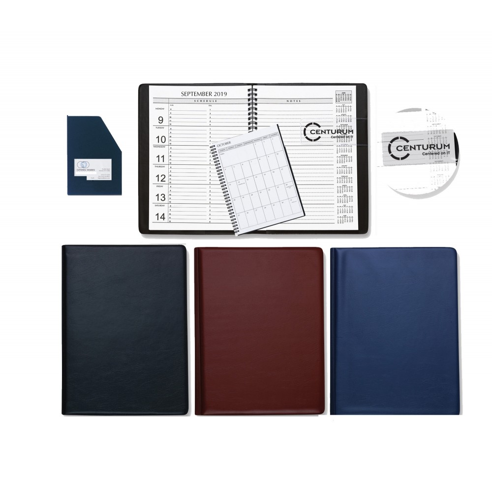 Custom Imprinted Executive Weekly Desk Diary Custom Imprinted Executive Weekly Desk Diary