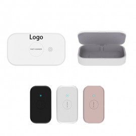 Multi-Functional O3+UV Light Sanitizer Box Wireless Charger Custom Printed  Multi-Functional O3+UV Light Sanitizer Box Wireless Charger Custom Printed
