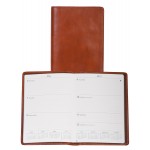 Custom Imprinted Italian Leather Desk Size Planner
