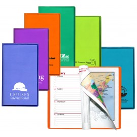 Translucent Vinyl Weekly Pocket Planner Custom Imprinted