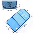 3 Folding Cosmetic Bag Logo Printed