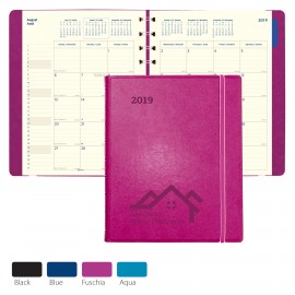 Logo Printed Filofax Monthly Planner - Letter  Logo Printed Filofax Monthly Planner - Letter
