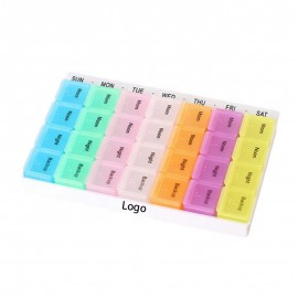 7 Days Medicine Organizer Travel Pill Cases with Logo