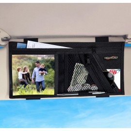 Promotional High Road Car Organizers by Talus Car Visor Organizer, Black