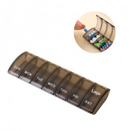 Portable Weekly Pill Organizer Custom Printed