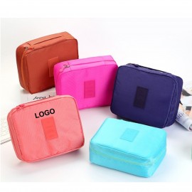 Cosmetic Hanging Travel Toiletry Bag Custom Imprinted