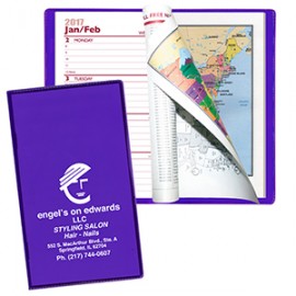 Logo Printed Ultra Vibrant TEK Translucent Vinyl Weekly Planner