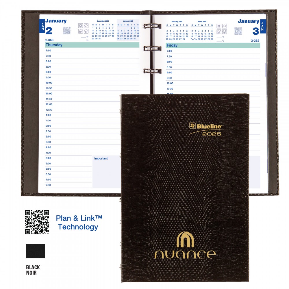 Logo Printed Daily Planner - Hard Cover Plan & Link