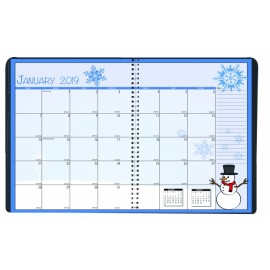 Custom Printed Custom Full-Color Monthly Seasonal Planner w/2-Piece Cover
