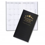 Custom Imprinted Leatherette Monthly Pocket Planner