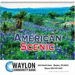 American Scenic Wall Calendar - Spiral: 2024 Custom Printed