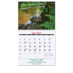 Waterways Monthly Wall Calendar w/Coil Bound (10 5/8"x18") Logo Printed