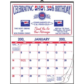 Small Size Half Apron Calendar Custom Imprinted