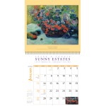 Deluxe Executive Impressionists Wall Calendar Logo Printed