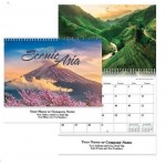 Scenic Asia Spiral Wall Calendar Custom Printed